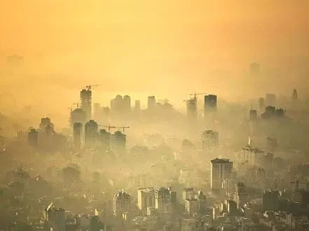 تصویری هولناک از آلودگی هوای امروز صبح تهران