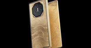 عکس | این گوشی از طلاست