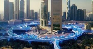 پوست‌اندازی دُبی با پیاده‌روی مجهز به تهویه مطبوع