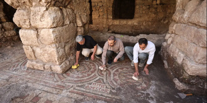کشف موزاییک ۱۵۰۰ ساله بیزانسی در مدیات ترکیه/ میراثی کم‌نظیر از دل یک آسیاب تاریخی