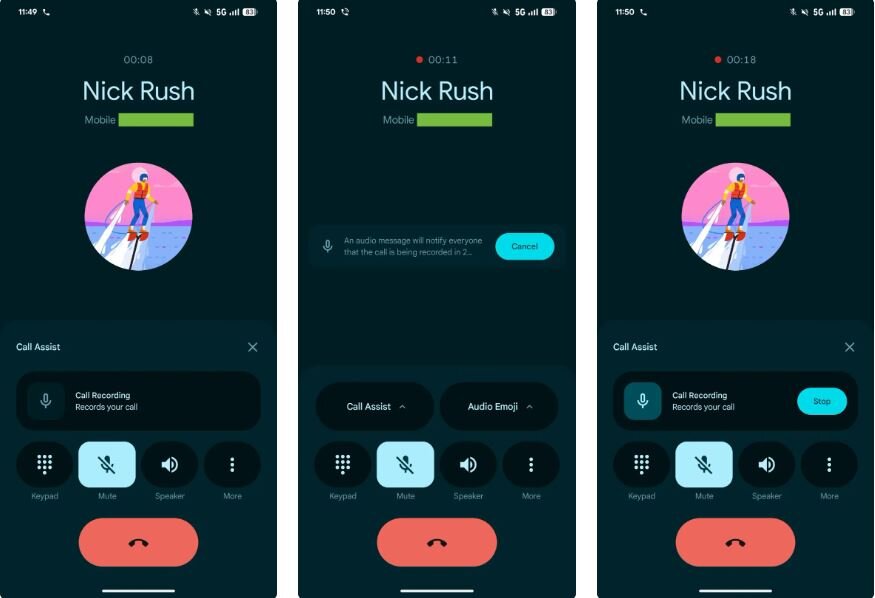 ضبط تماس در گوشی‌های گوگل به‌صورت جهانی فعال شد