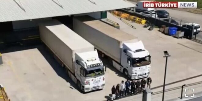 آغاز ارسال کمک‌های انسان‌دوستانه از ترکیه به ایران