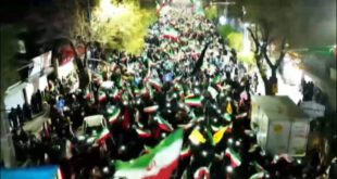 تصاویر هوایی از حماسه آفرینی مردم ارومیه در شب های اقتدار ملی