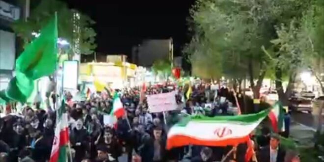 پنجاه و هشتمین شب از حماسه‌سازی مردم باغیرت شهرکرد