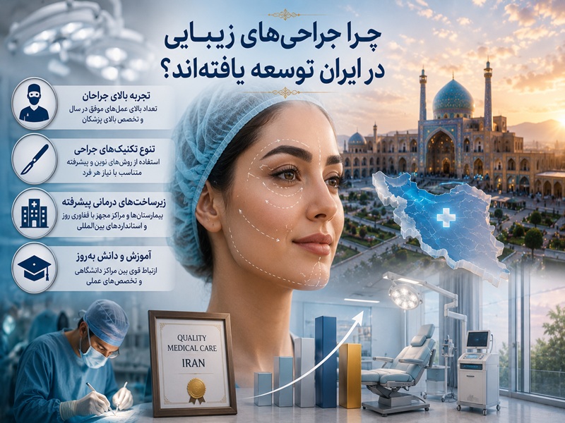 چرا جراحی‌های زیبایی در ایران توسعه یافته‌اند؟