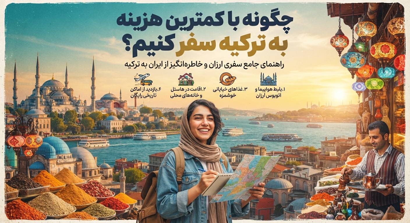 چگونه با کمترین هزینه به ترکیه سفر کنیم؟ + ترفندهای طلایی هزینه کم سفر به ترکیه و شهرهای ترکیه